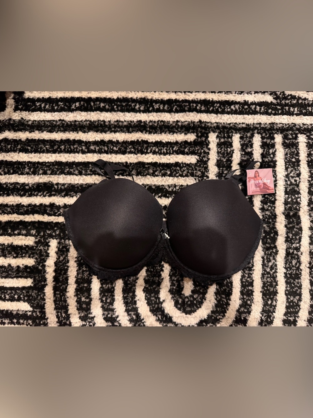 Smart and Sexy Black Padded Bra NWT